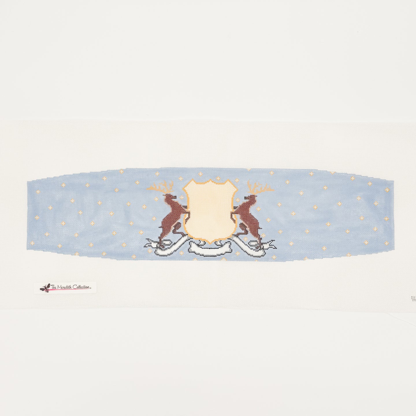 Stag and Crest Monogram Cummerbund